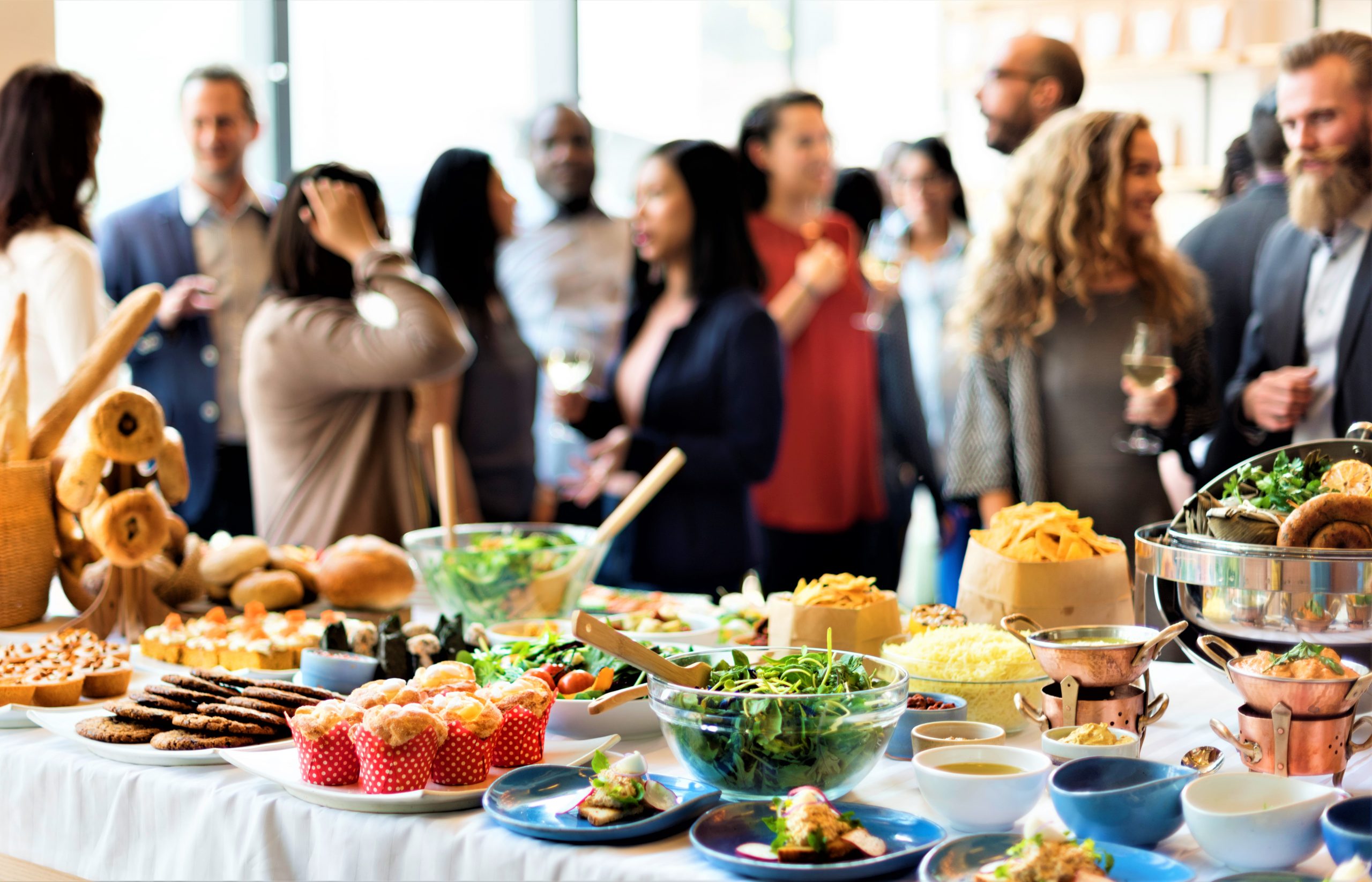 Brunch Choice Crowd Dining Food Options Eating Concept Eating Habits